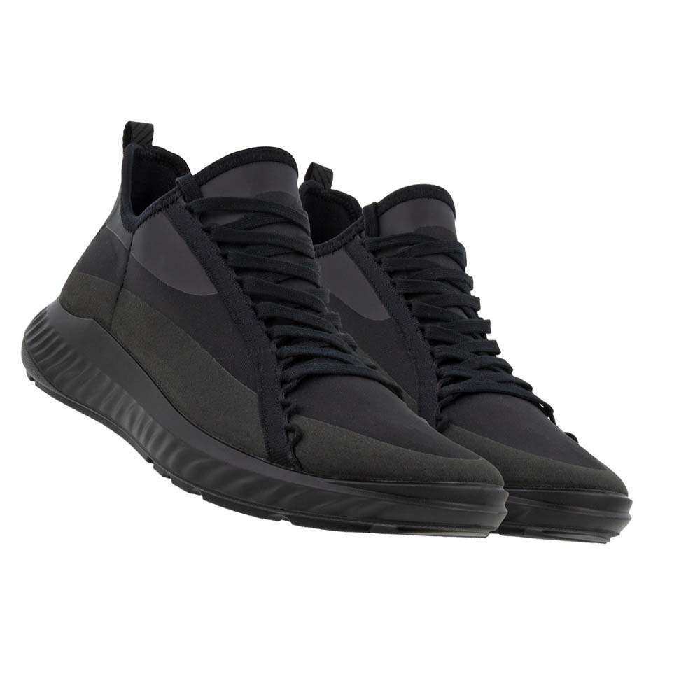 Men's Ecco Ath-1fm Sneakers Black | USA 599SGL